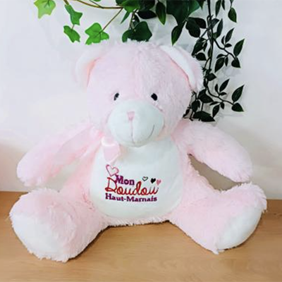 Peluche ours Haut-Marnais