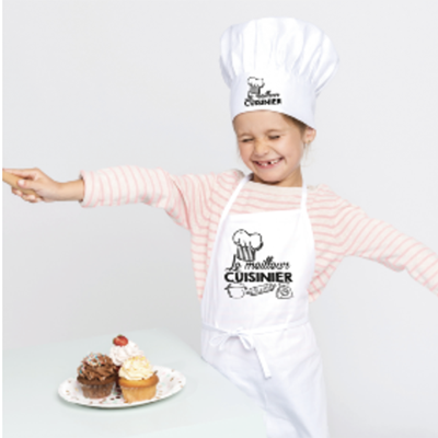 Tablier & Toque "le Meilleur Cuisinier"