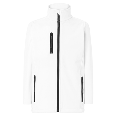 veste softshell enfants blanc devant