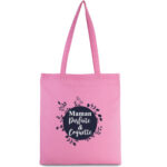 Tote-bag "maman parfaite et coquette" 10 maman parfaite et coquette rose