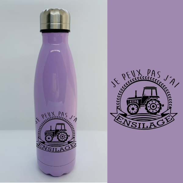Bouteille Isotherme "Je Peux Pas J'ai Ensilage" 7 Bouteille Isotherme "Je Peux Pas J'ai Ensilage" – Image 5