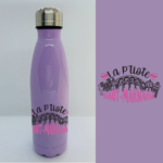 Bouteille Isotherme "La P'tiote Haut-Marnaise" 8 gourde la ptiote haut marnaise violet