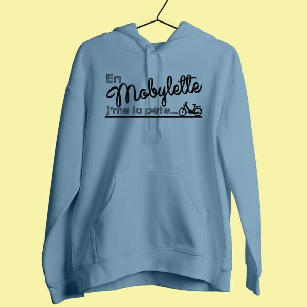 Sweat Femme "En mobylette j'me la pète" – Image 3