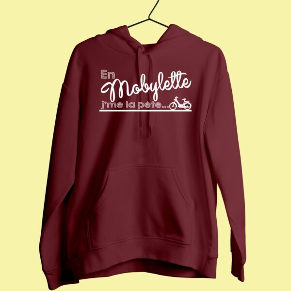 Sweat Femme "En mobylette j'me la pète" – Image 5
