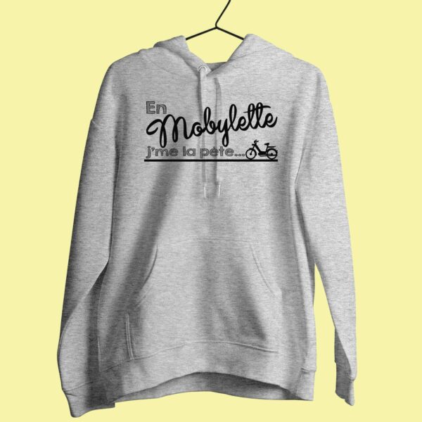Sweat Femme "En mobylette j'me la pète" – Image 2