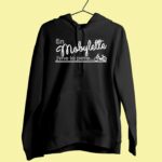 Sweat Femme "En mobylette j'me la pète" 13 sweat femme en mobylette je me la pete noir