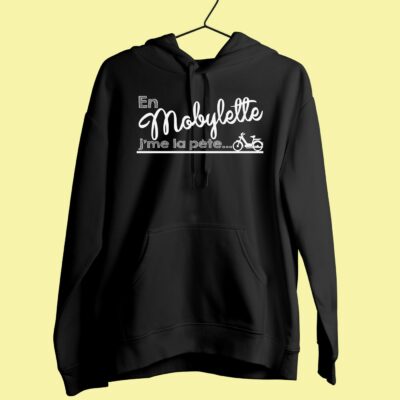 Sweat Femme "En mobylette j'me la pète"