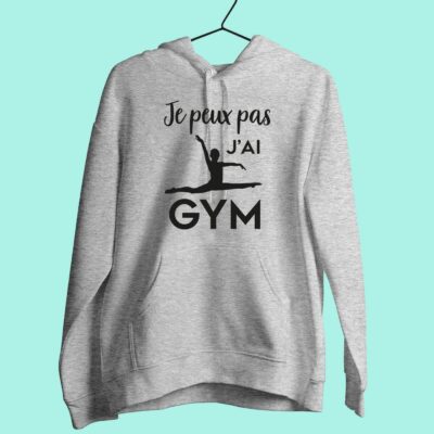 Sweat Femme "je Peux Pas J'ai Gym"(grand Écart)
