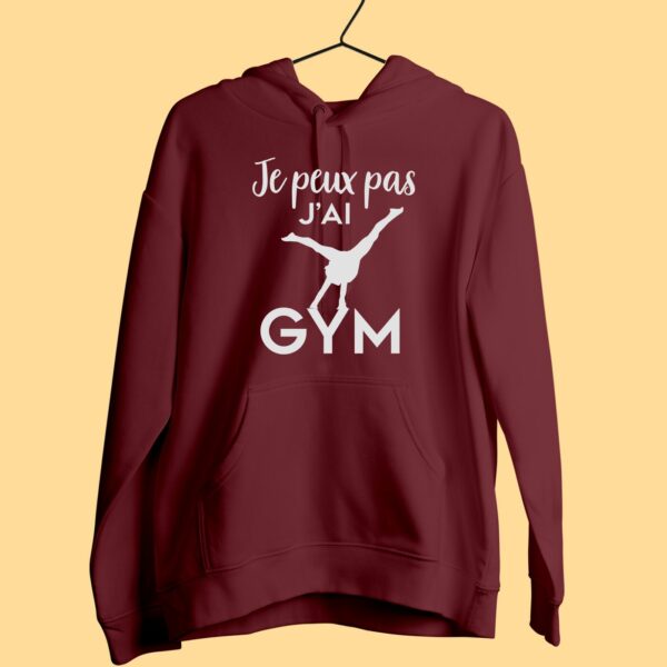 Sweat Femme "je Peux Pas J'ai Gym"(poutre) – Image 4