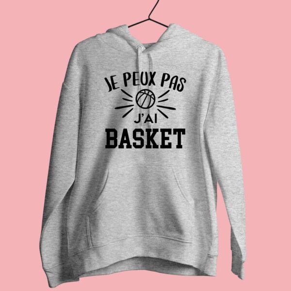 Sweat Femme "je Peux Pas J'ai Basket" – Image 2