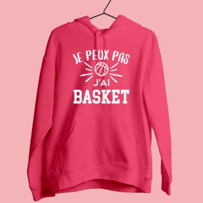 Sweat Femme "je Peux Pas J'ai Basket"
