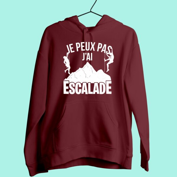 Sweat Femme "je Peux Pas J'ai Escalade"