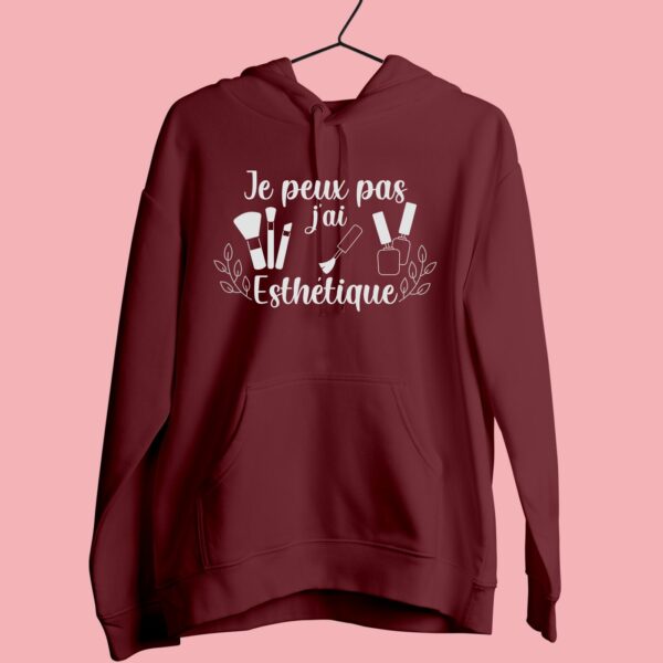 Sweat Femme "Je Peux Pas J'ai Esthétique" – Image 4