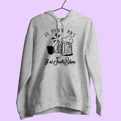 Sweat Femme "je Peux Pas J'ai Festibière"