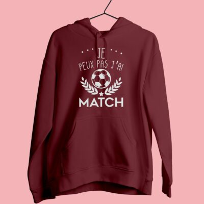 Sweat Femme "je Peux Pas J'ai Match"