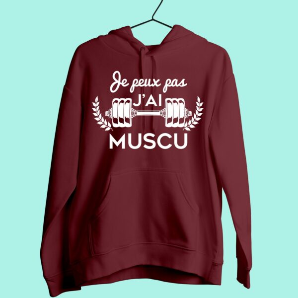 Sweat Femme "je Peux Pas J'ai Muscu" – Image 4