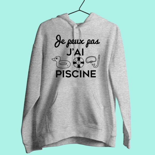 Sweat Femme "je Peux Pas J'ai Piscine" – Image 2