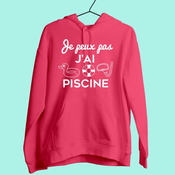 Sweat Femme "je Peux Pas J'ai Piscine" – Image 3