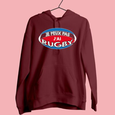 Sweat Femme "je Peux Pas J'ai Rugby"