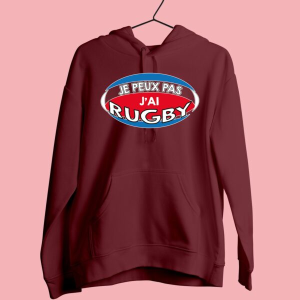 Sweat Femme "je Peux Pas J'ai Rugby"