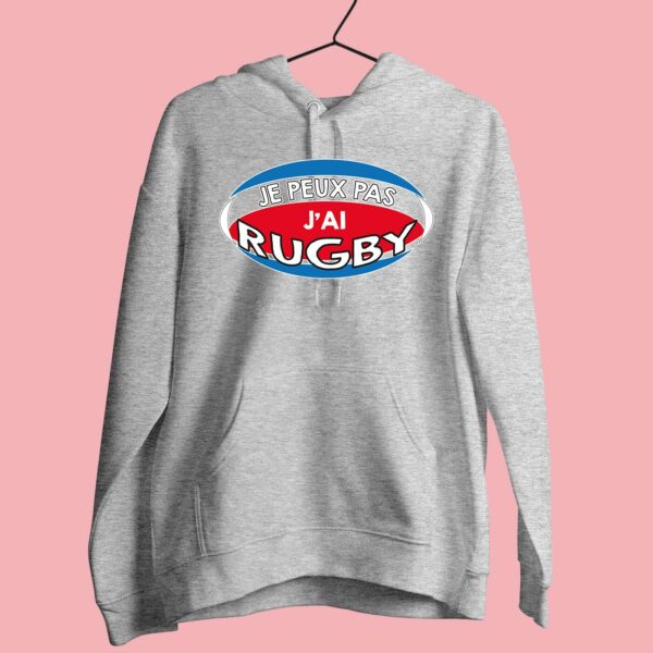 Sweat Femme "je Peux Pas J'ai Rugby" – Image 2