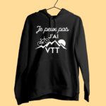 Sweat Femme "je Peux Pas J'ai Vtt" 14 sweat femme je peux pas jai vtt noir