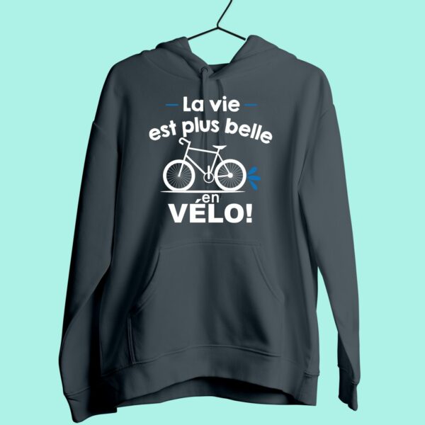 Sweat Femme "La Vie Est Plus Belle En Vélo" – Image 5