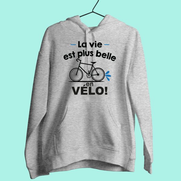 Sweat Femme "La Vie Est Plus Belle En Vélo" – Image 2