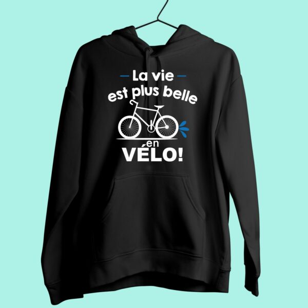 Sweat Femme "La Vie Est Plus Belle En Vélo" – Image 6