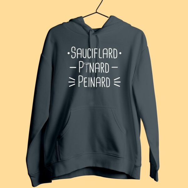 Sweat Femme "sauciflard Pinard Peinard" – Image 5