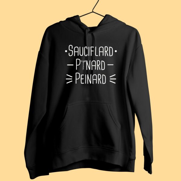 Sweat Femme "sauciflard Pinard Peinard" – Image 6