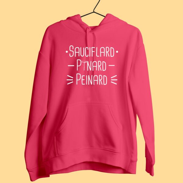 Sweat Femme "sauciflard Pinard Peinard" – Image 4