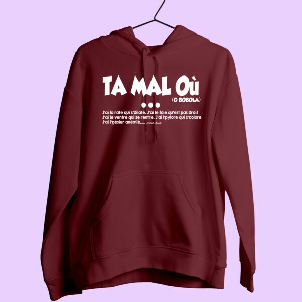 Sweat Femme "ta Mal Ou" – Image 4