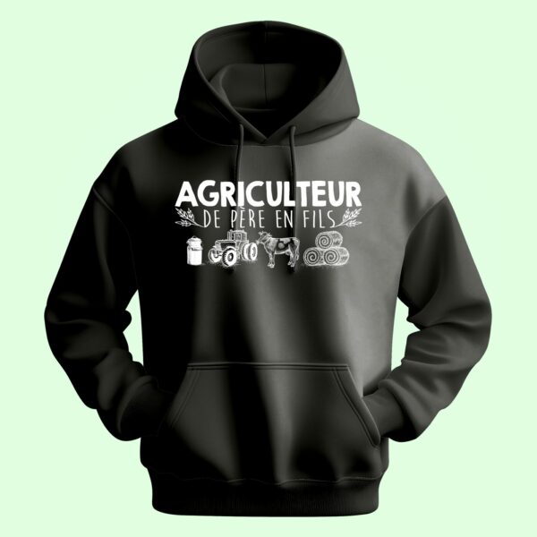 Sweat Homme "agriculteur De Père En Fils" – Image 6