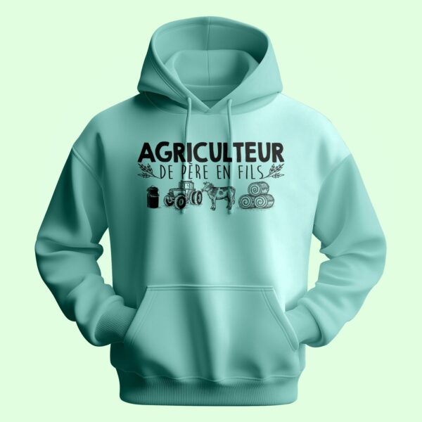 Sweat Homme "agriculteur De Père En Fils" – Image 2