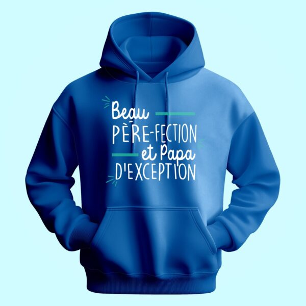 Sweat Homme "beau Père-fection Et Papa D'exception" – Image 3