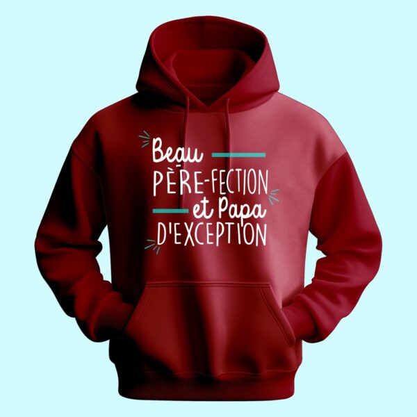 Sweat Homme "beau Père-fection Et Papa D'exception" – Image 4