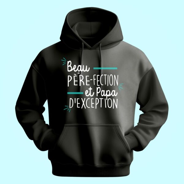 Sweat Homme "beau Père-fection Et Papa D'exception" – Image 6