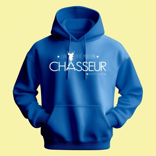 Sweat Homme "Certifié Meilleur Chasseur Après L'apéro" – Image 4