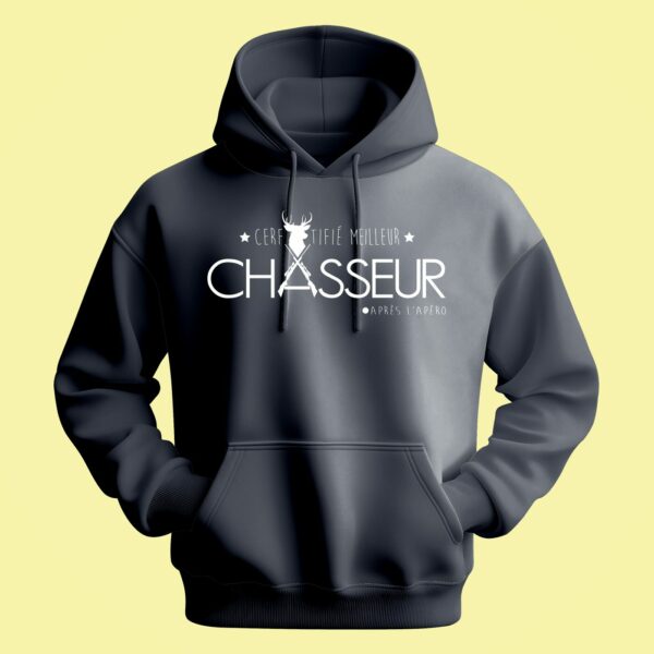Sweat Homme "Certifié Meilleur Chasseur Après L'apéro" – Image 5
