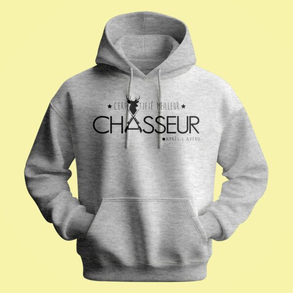 Sweat Homme "Certifié Meilleur Chasseur Après L'apéro" – Image 2