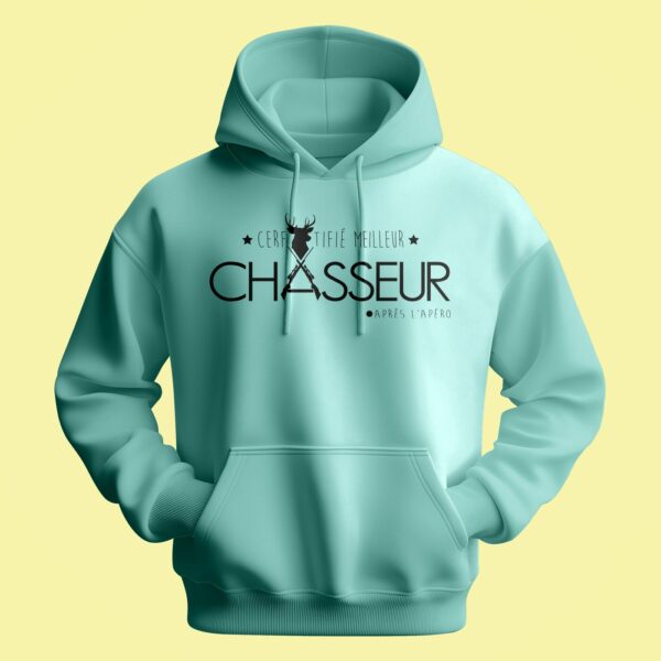 Sweat Homme "Certifié Meilleur Chasseur Après L'apéro" – Image 3