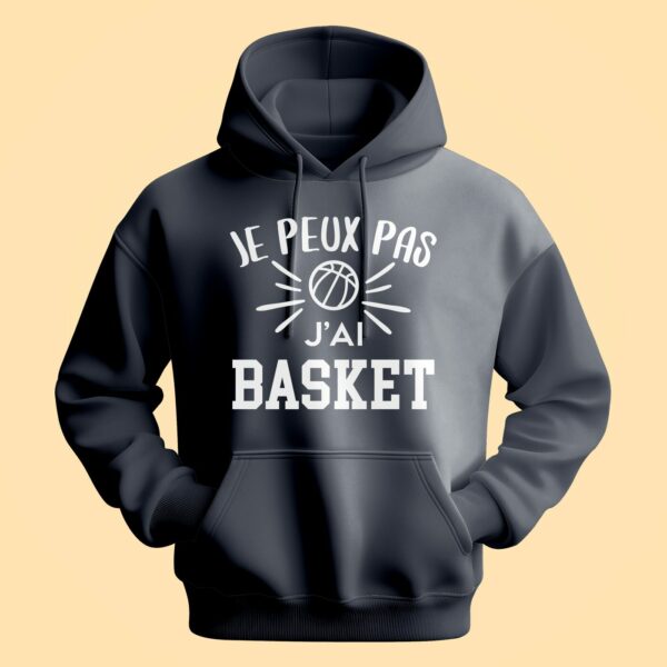 Sweat Homme "je Peux Pas J'ai Basket" – Image 5