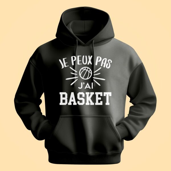 Sweat Homme "je Peux Pas J'ai Basket" – Image 6