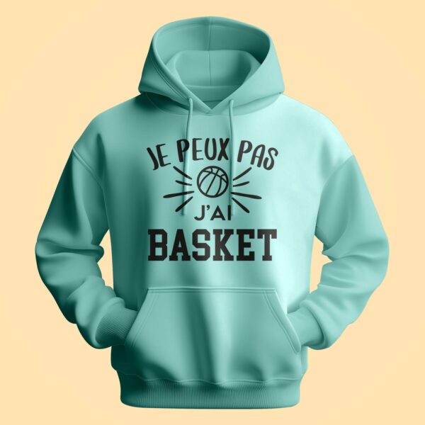 Sweat Homme "je Peux Pas J'ai Basket" – Image 3