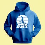 sweat homme je peux pas jai bmx bleu roi