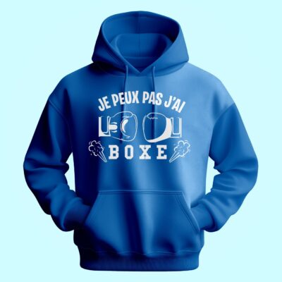 Sweat Homme "je Peux Pas J'ai Boxe" – Image 4
