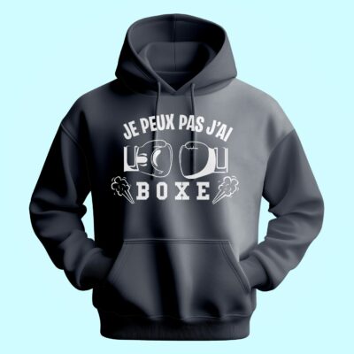 Sweat Homme "je Peux Pas J'ai Boxe"