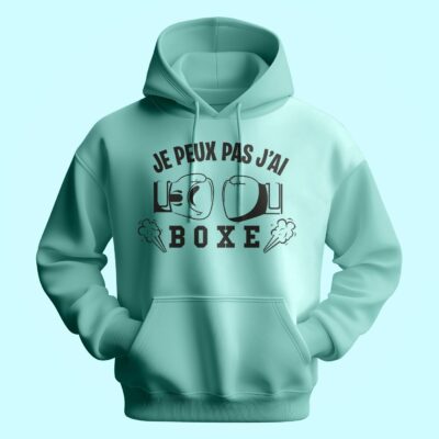 Sweat Homme "je Peux Pas J'ai Boxe" – Image 3