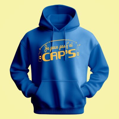 Sweat Homme "je Peux Pas J'ai Cap's"